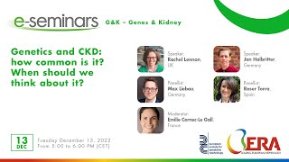 Genetics and CKD: how common is it? When should we think about it?