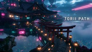 Torii Path // Atmospheric Ambient Music with Soft Rain