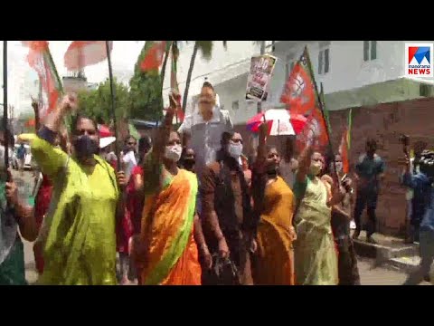 യുവമോര്‍ച്ച മാര്‍ച്ച് അക്രമാസക്തമായി; ഗ്രനേഡും ജലപീരങ്കിയും പ്രയോഗിച്ചു | Yuva Morcha  | Palakkad |