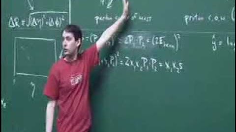 Matthew Strassler - Theoretical Particle Physics at Hadron Colliders - Lecture 2