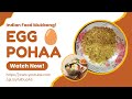 Egg 🍳🥚 poha breakfast||tasty 😋😋😋||joyfulduoAS