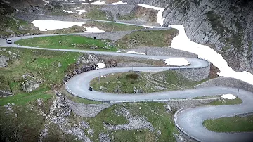 What is the name of the old Gotthard Pass Road?