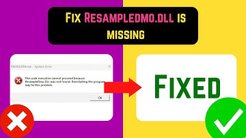 Fix Resampledmo.dll is missing in Windows 11 [English]