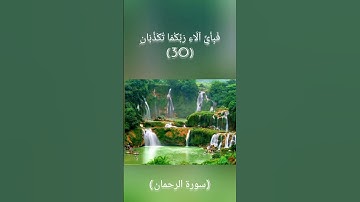 الايات من 26 الى32. من سورة الرحمان