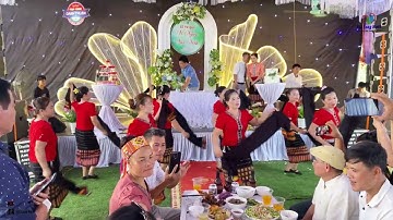 Múa Văn Hóa Đám Cưới Thái Con Cuông Tại Bản Hua Nà | Tóc Long Hạnh