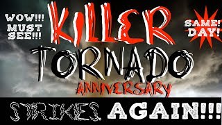 Tornado Strikes on 44th Anniversary of D E A D L Y Outbreak -Jakes Hometown XENIA OHIO