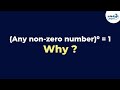 (Any non-zero number)⁰ = ? | Fun Math | Don't Memorise