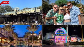 FLORIDA DISNEY WORLD VLOG: Animal Kingdom, Yak & Yeti Food, Gaylord Palms Tour & Old Town Kissimmee