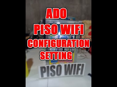 ADO PISO WIFI CONFIGURATION SETTING USING CELLPHONE