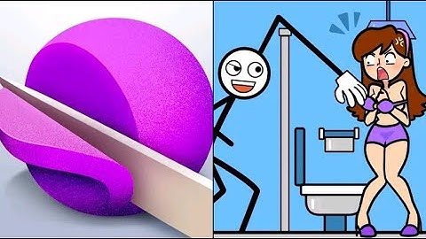 ASMR Slicing VS Stickman Thief Puzzle - Satisfying ASMR Gameplay New Update All Levels , Android ios