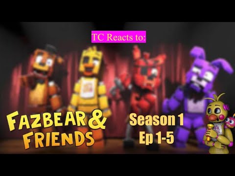 Catching up on ZAMination videos || TC Reacts to: Fazbear and Friends Season 1 (Livestream)