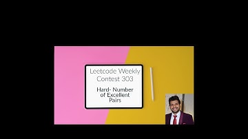 Leetcode Weekly contest 303 - Hard - Number of Excellent Pairs