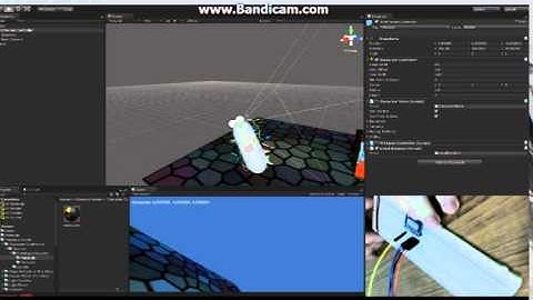 2014.08.28 陀螺儀與Unity3D通訊連結測試影片
