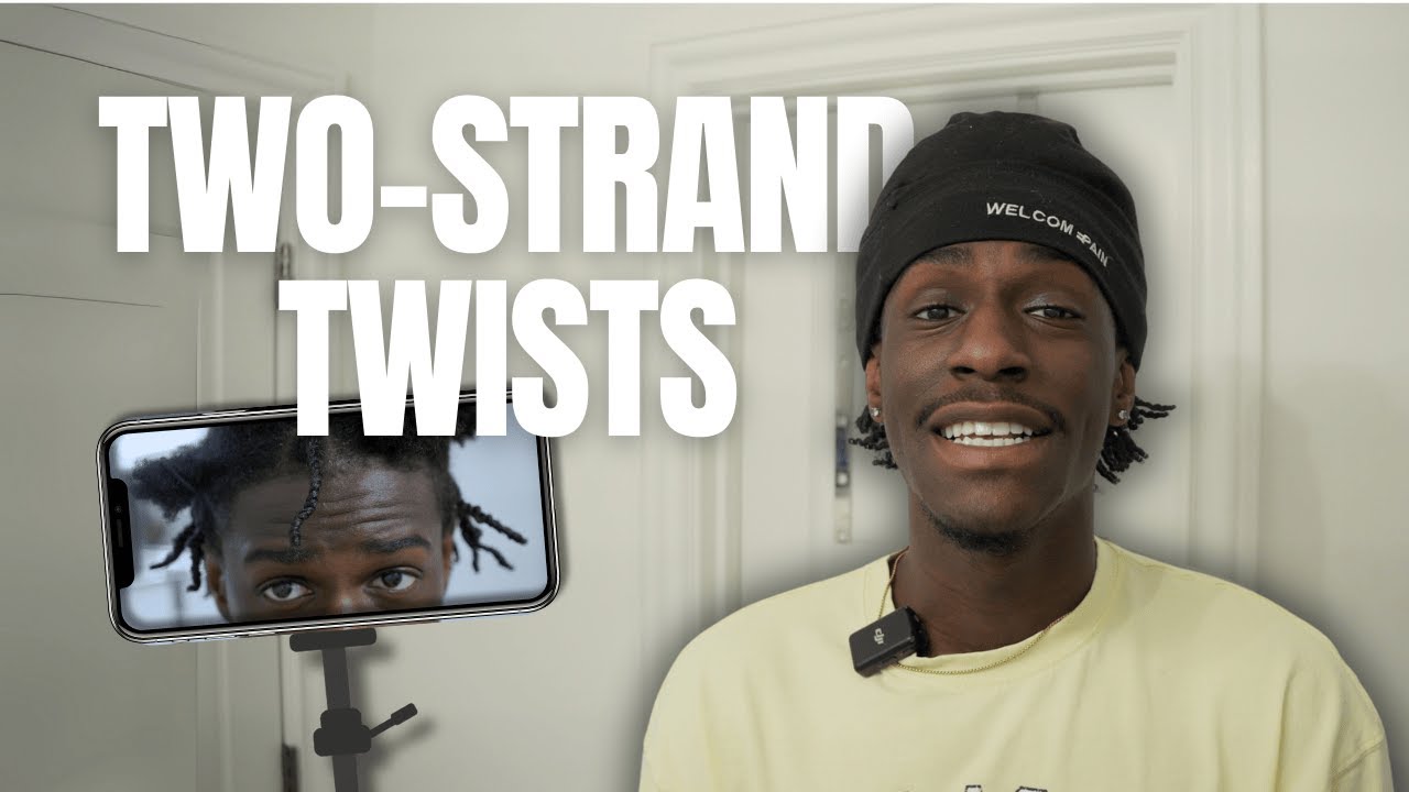 short hair two strand twist tutorial (4c hair)