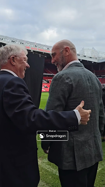 Sir Alex & Eric Cantona Reunited 🥹 @snapdragon