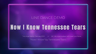 Now I know Tennessee Tears - Line Dance Demo