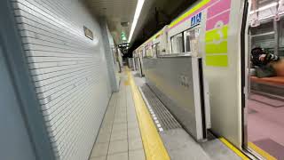 大阪メトロ長堀鶴見緑地線大正駅にて電車と駅構内の様子を短く観察