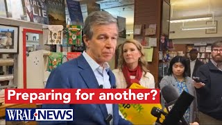 Moore County Update: Gov. Roy Cooper was in Southern Pines and updated on Power Outage Investigation