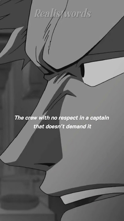 Zoro Powerful Speech About Respect