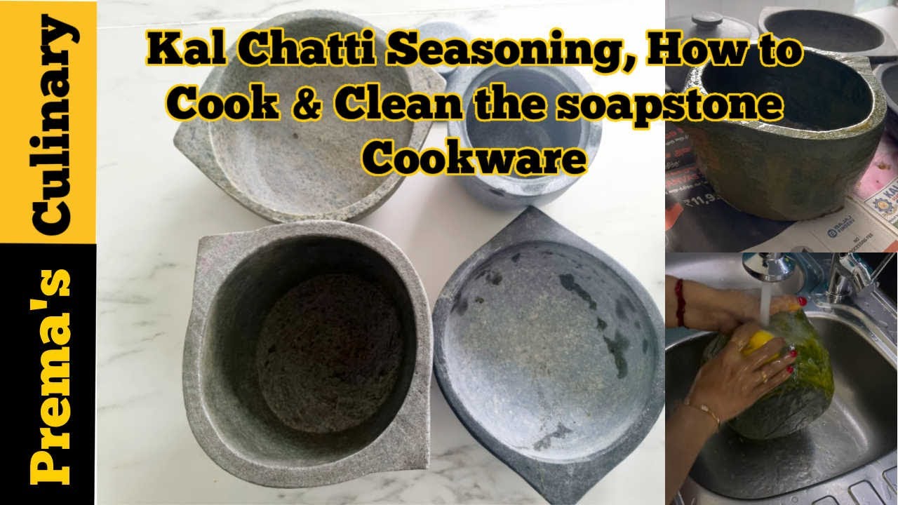 Seasoned Soapstone Cook Pot with Lid - Essential Traditions by Kayal