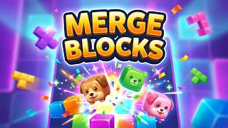 Merge Blocks Puzzle Game Gameplay Android Mobile screenshot 1