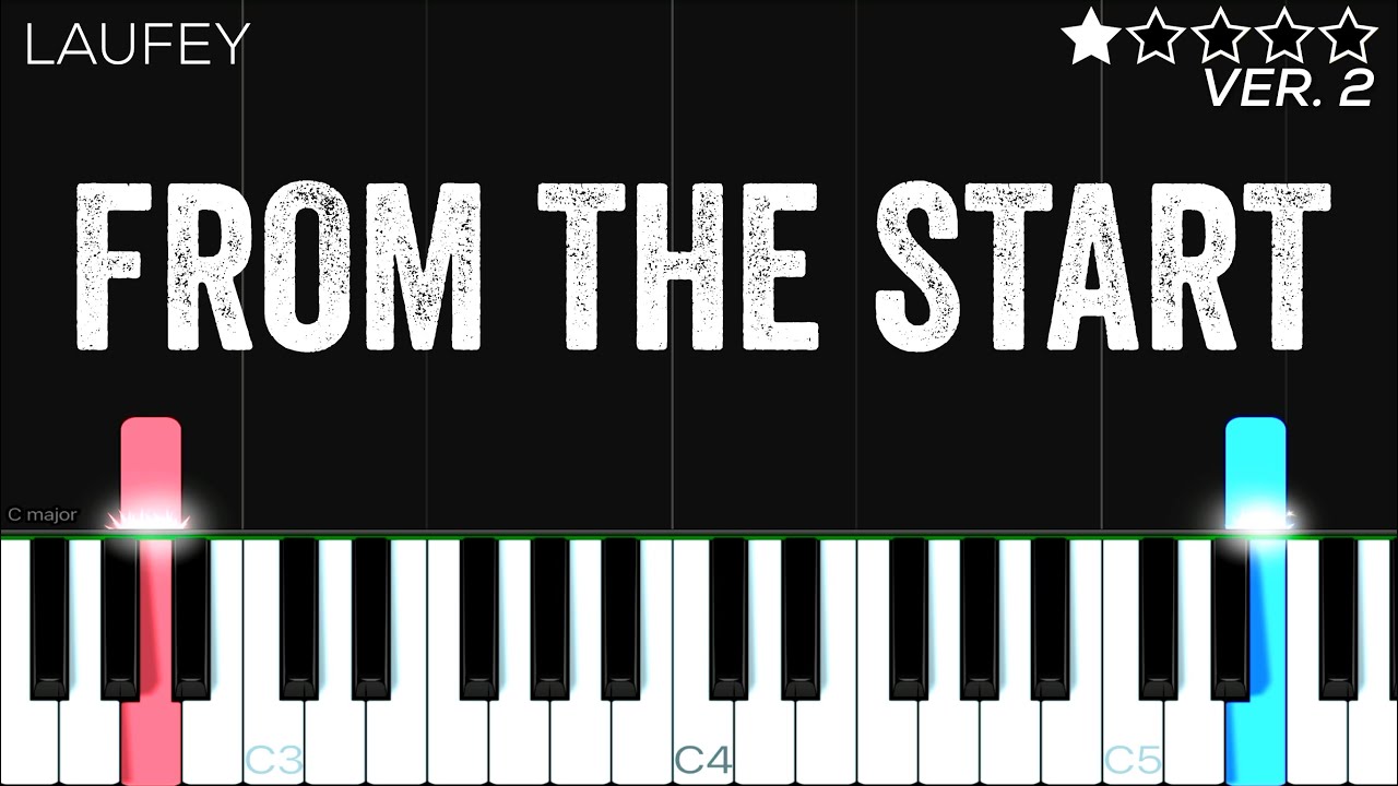 Laufey - From The Start | EASY Piano Tutorial