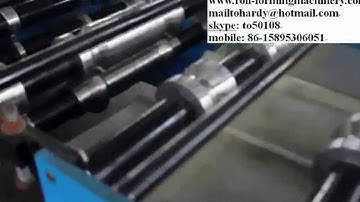Trapezoid Roof roll forming machine video 1