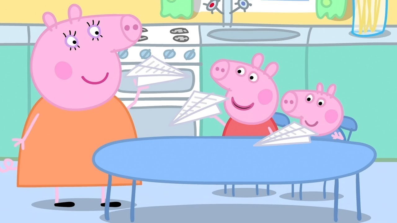 Peppa Pig Nederlands ✈️ | Papieren vliegtuigen | Peppa Pig Volledige afleveringen