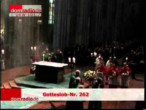 Pontifikalamt für die Leb. u. ╬ ╬ des Z-D-V im Hohen Dom zu Köln 2010 - Einzug