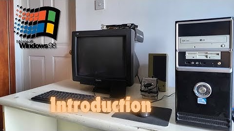 Windows 98 SE on late tech.