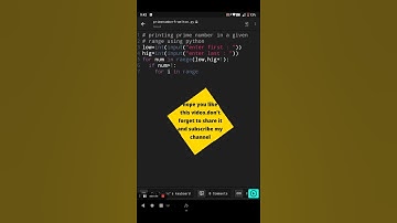 finding prime number from 1 to "N" || python || programming