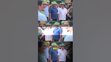 Thủ tướng Phạm Minh Chính và Đại tướng Phan Văn Giang cùng dân vượt lũ #PhanMinhChinh #PhanVanGiang