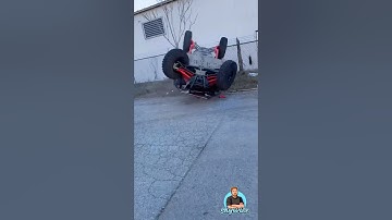 SENDING it in the Canam X3 Turbo! Oops #atv #canam #polaris #fyp #trending #crash #offroad #cars