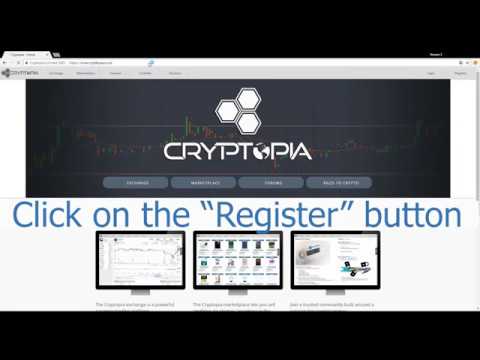 How to make an account at Cryptopia