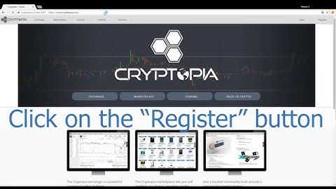 How to make an account at Cryptopia