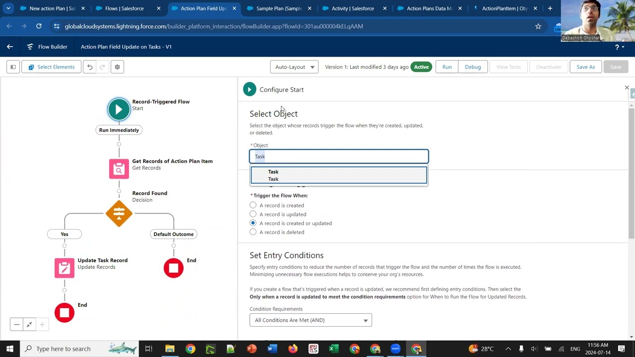 Salesforce FSC - relate Action Plans with its tasks.