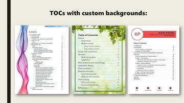 Creating a Table of Contents from PDF Bookmarks with AutoBookmark