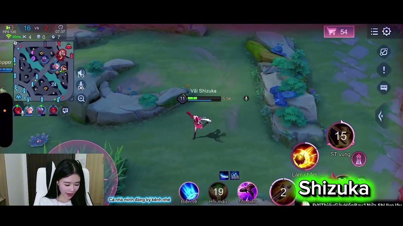 Shizuka cầm violet mùa s1 gánh taem cực hay shizuka  liên quân mùa 2026