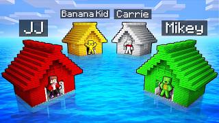 Mikey vs JJ vs Friends WATER House Survival Battle (Minecraft Maizen)