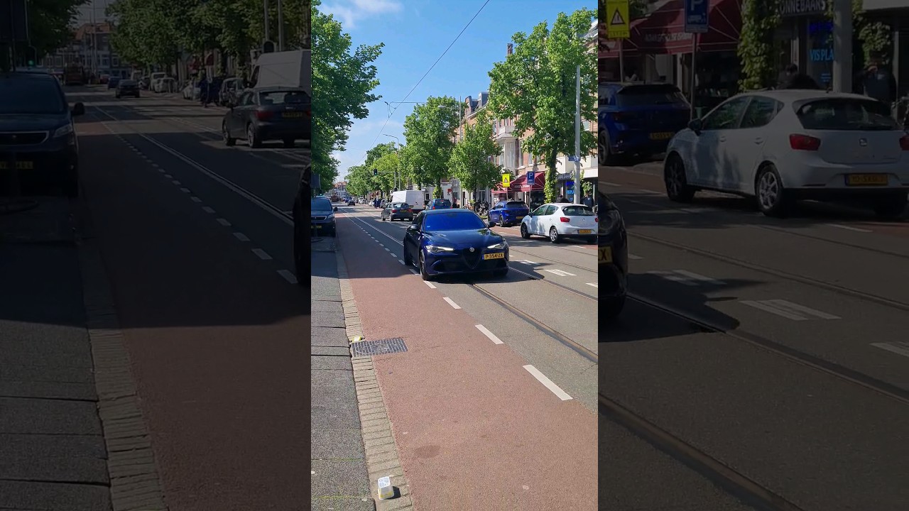 600hp Giulia Quadrifoglio, Catless Downpipe Sound! (Pure Sound)🤤 