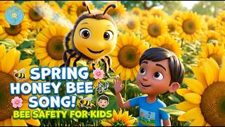 🐝🌸 Spring Honey Bee Song! 🎶 Bee Safety for Kids 🧒✅ | Learn, Sing & Stay Safe! 🍯 screenshot 5