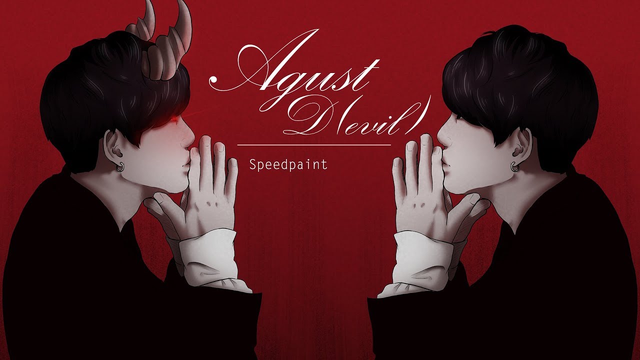Speedpaint | 'AgustD(evil)' - BTS Suga Fanart