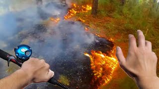 Poachers Come Set Our Fishing Spot On Fire!