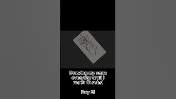 Drawing my sona until I reach 1k subs! Day 5!
