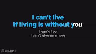 [-3 dt] Mariah Carey - Without You (Karaoke Piano ; Contralto)