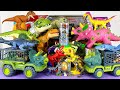 Jurassic World Unboxing Review Asmr Colorful Dinosaur T-rex Triceratops Spinosaurus Carnotaurus Mosa