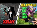 HACKER UTILIZZA XRAY e PLAYER ILLEGALI su CORALMC - MINECRAFT ITA
