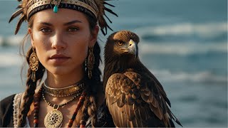 Flight of the GOLDEN EAGLE 🦅 Shamanic Drumming 🌊 Spiritual Tribal Music 🦅 Shaya Meditations