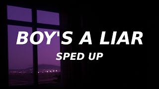 PinkPantheress - Boy's a Liar (sped up) the boy's a liar the boys a player