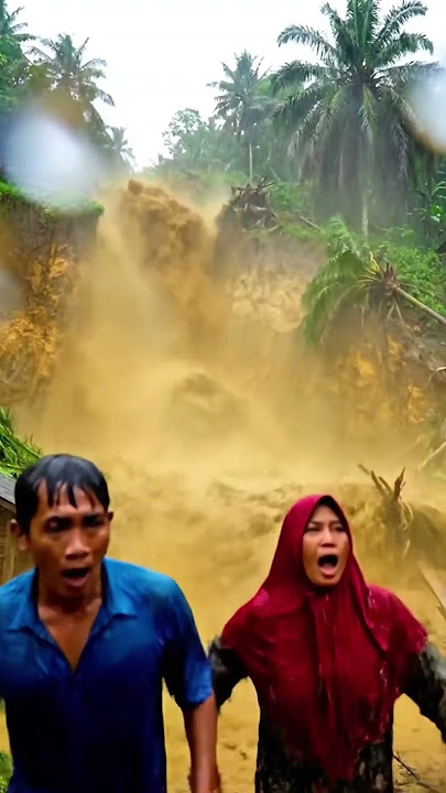 Download lagu Ini dibuat dengan AI gambaran yang terjadi di Sumatera Barat, Aceh, Medan. Galodo / Banjir Bandang